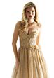 Mori Lee 49001 Corset Bodice Glitter Dress