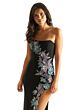 Mori Lee 49009 Cutaway Slit Floral Appliques Dress