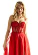 Mori Lee 49010 Illusion Corset Glitter Dress