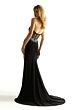 Mori Lee 49012 Cutaway Slit Illusion Back Dress