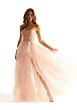 Mori Lee 49015 Flounce Skirt Ruched Corset Dress