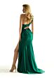 Mori Lee 49019 Cutout Waist One Shoulder Dress