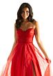 Mori Lee 49028 High Slit Strapless Sweetheart Dress