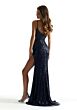 Mori Lee 49040 Cutaway Slit Sequin Dress