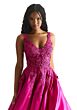 Mori Lee 49044 Open Back Embroidered Dress