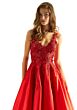 Mori Lee 49044 Open Back Embroidered Dress