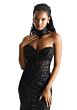 Mori Lee 49047 Sequin Embroidery Strapless Dress