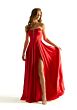 Mori Lee 49048 Skirt Slit Cutout Back Dress