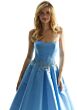 Mori Lee 49054 Beaded Waist Strapless Dress
