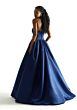 Mori Lee 49054 Beaded Waist Strapless Dress