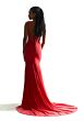 Mori Lee 49061 Sheer Midriff Two Strap Dress