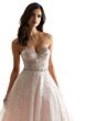 Mori Lee 49066 Ruched Bodice Strapless Glitter Dress