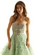 Mori Lee 49068 Ruffle Skirt Detachable Sleeves Dress