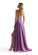Mori Lee 49070 Skirt Slit Beaded Corset Dress
