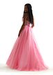 Mori Lee 49071 Basque Waist Ruched Corset Dress