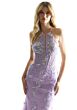 Mori Lee 49073 Halter Neck Strappy Back Dress