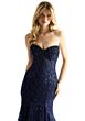 Mori Lee 49079 Strapless Sweetheart Embroidered Dress