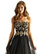 Mori Lee 49086 Lace Bodice Strapless Dress