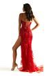 Mori Lee 49089 Sequin Embroidery Sheer Corset Dress