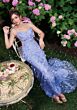 Mori Lee 49184 Sheer Sides Embellished Lace-Up Dress