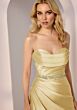 Mori Lee 49201 Beaded Belt High Slit Dress