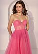 Mori Lee 49211 Sweetheart Neck Glitter Tulle Dress