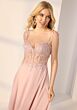 Mori Lee 49212 Beaded Corset Bodice Tie Strap Dress