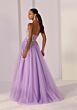Mori Lee 49225 Illusion Corset Bodice Glitter Tulle Dress