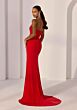 Mori Lee 49226 Brush Train High Slit Dress