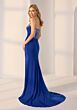 Mori Lee 49228 Beaded Spaghetti Strap High Slit Dress