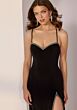 Mori Lee 49229 Beaded High Slit Sweetheart Neckline Dress