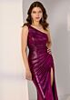 Mori Lee 49230 One Shoulder Drape Dress