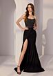 Mori Lee 49240 Slit Skirt Strapless Dress