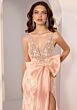 Mori Lee 49241 Embellished with Gauntlet Sleeve Dress