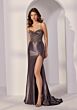 Mori Lee 49248 Brush Train Beaded Dress