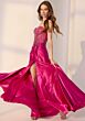 Mori Lee 49252 Beaded Bodice Sweetheart Neck Dress