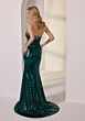 Mori Lee 49253 Beaded Sweetheart Neckline Sequin Dress