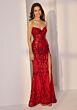 Mori Lee 49258 High Slit Embellished Dress