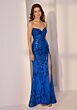 Mori Lee 49258 High Slit Embellished Dress
