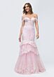 Mori Lee 49274 Tiered Skirt Off The Shoulder Dress