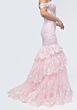 Mori Lee 49274 Tiered Skirt Off The Shoulder Dress