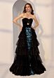 Mori Lee 49275 Floral Skirt Bow Accent Dress