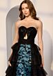 Mori Lee 49275 Floral Skirt Bow Accent Dress