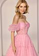 Mori Lee 49281 Peasant Skirt Off The Shoulder Dress