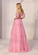 Mori Lee 49281 Peasant Skirt Off The Shoulder Dress
