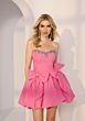 Mori Lee 49282 Bow Accent Bubble Skirt Dress