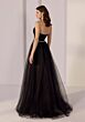 Mori Lee 49301 Beaded Bodice Plunging Neckline Dress