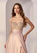 Mori Lee 49302 Slit Skirt Sweetheart Neckline Dress