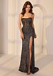 Mori Lee 49312 Slit Skirt Embellished Dress