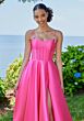 Mori Lee 49315 Slit Skirt Scoop Neckline Dress